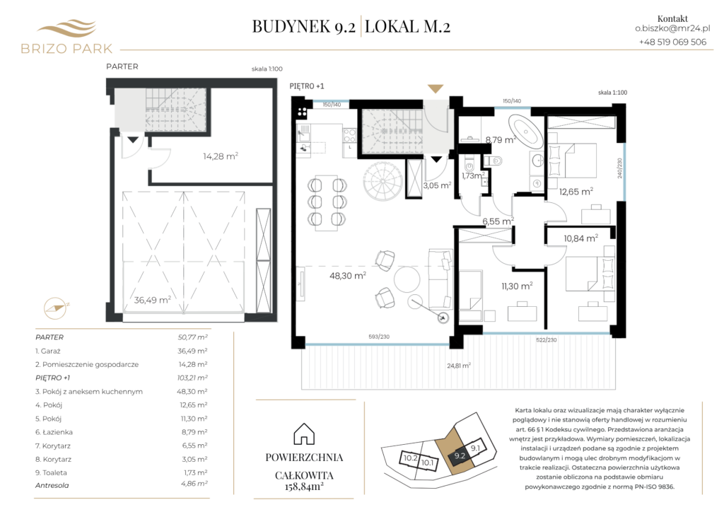 Apartament M.2 – Budynek 9.2 Karta 1