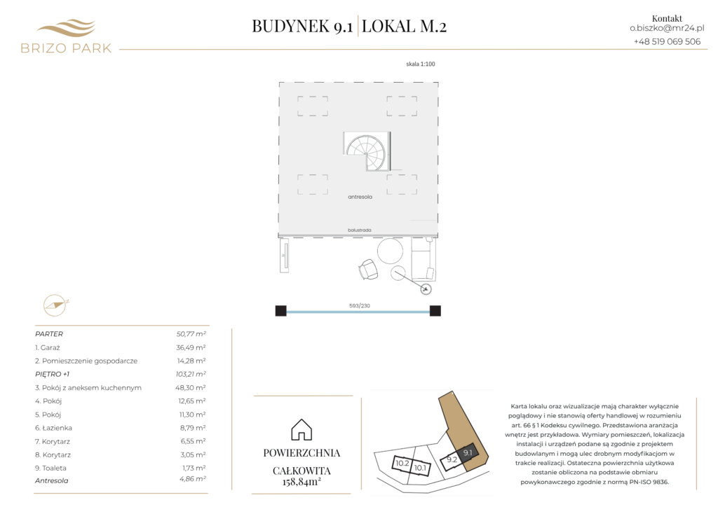 Apartament M.2 – Budynek 9.1 Karta 2