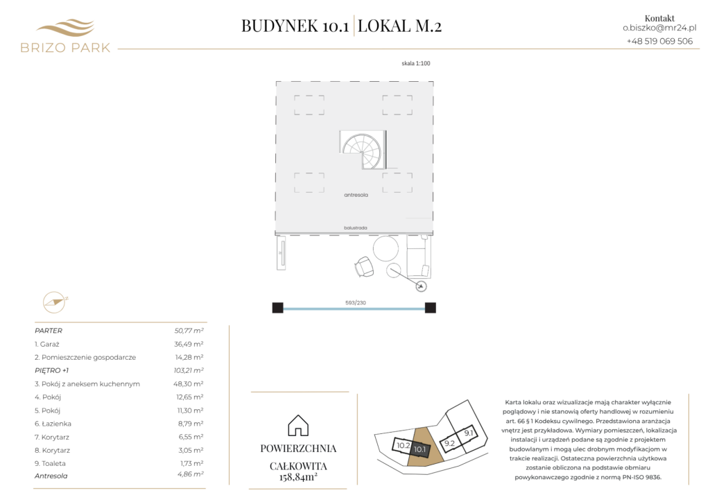 Apartament M.2 – Budynek 10.1 Karta 2